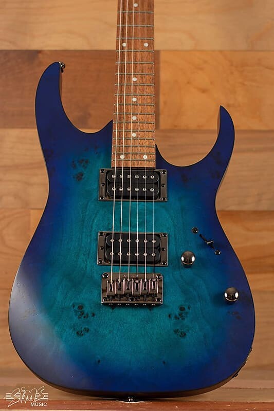 

Ibanez RG421PB - электрогитара - сапфирово-синий плоский Ibanez RG421PB - Electric Guitar - Sapphire Blue Flat