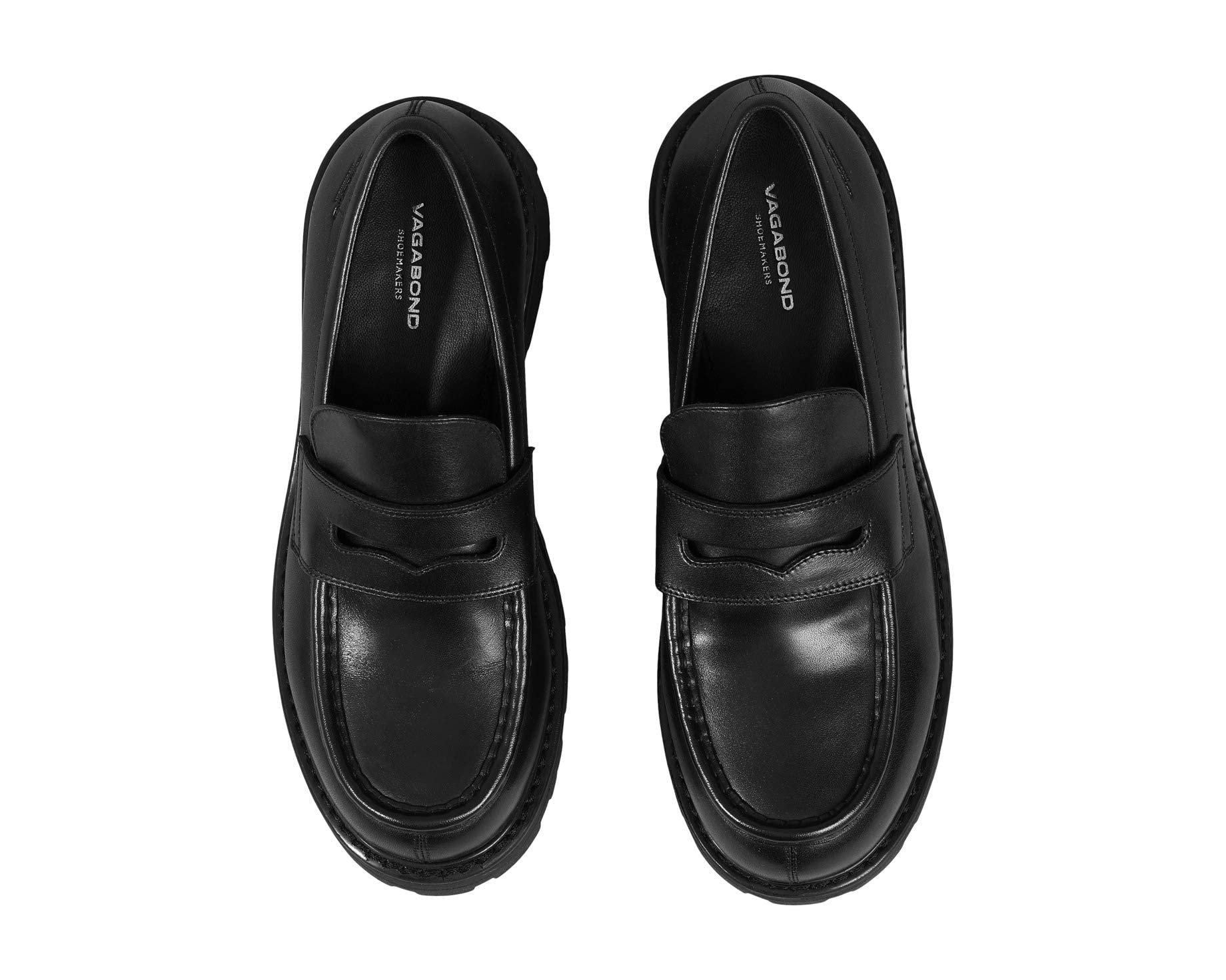 цена Лоферы Cosmo 2.0 Leather Penny Loafer Vagabond Shoemakers, черный