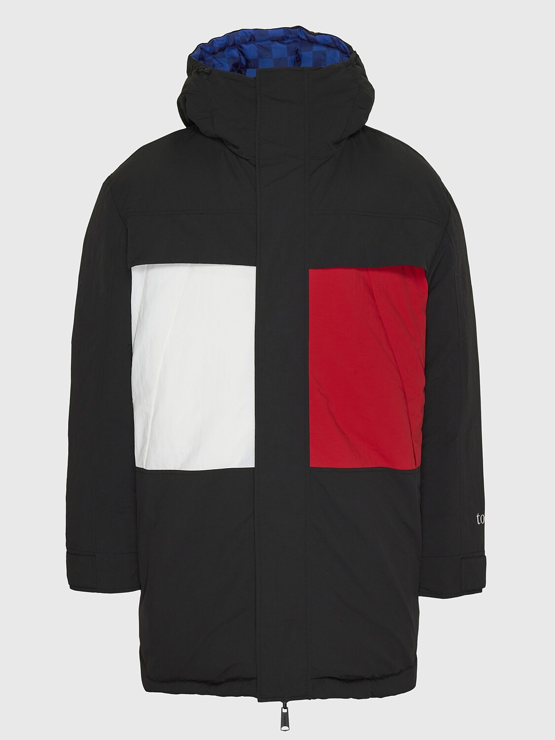

Парка с флагом tommy collection Tommy Hilfiger, кобальт / черный