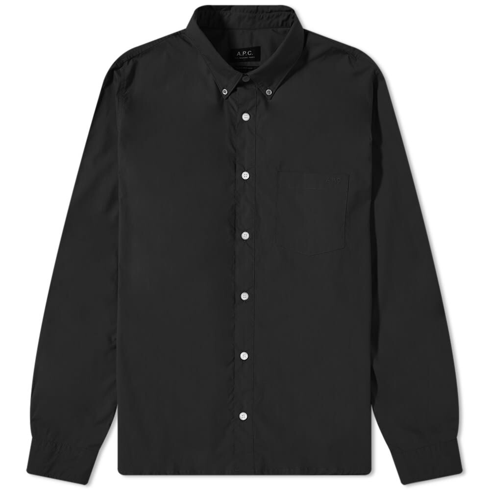 

Рубашка A.P.C. Edouard Logo Button Down Poplin Shirt