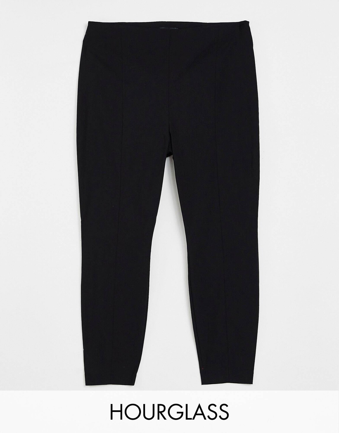 

Черные брюки скинни с завышенной талией ASOS DESIGN Hourglass, Черный