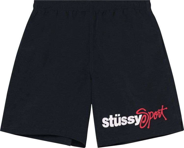 Шорты Stussy Sport Water Short 'Black', черный