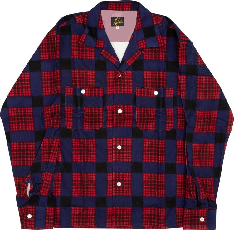 

Рубашка Needles One Up Shirt 'Navy/Red', синий