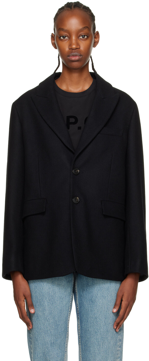 

Черное пальто Jane Birkin Edition Judy A.P.C.