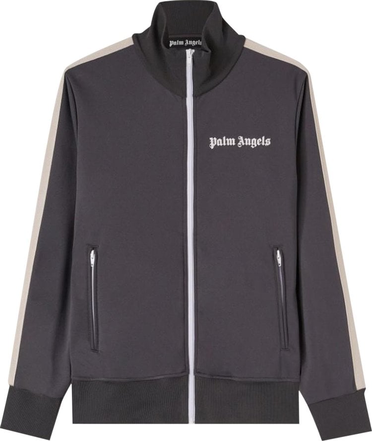 Куртка Palm Angels Classic Track Jacket 'Dark Grey', серый - фото