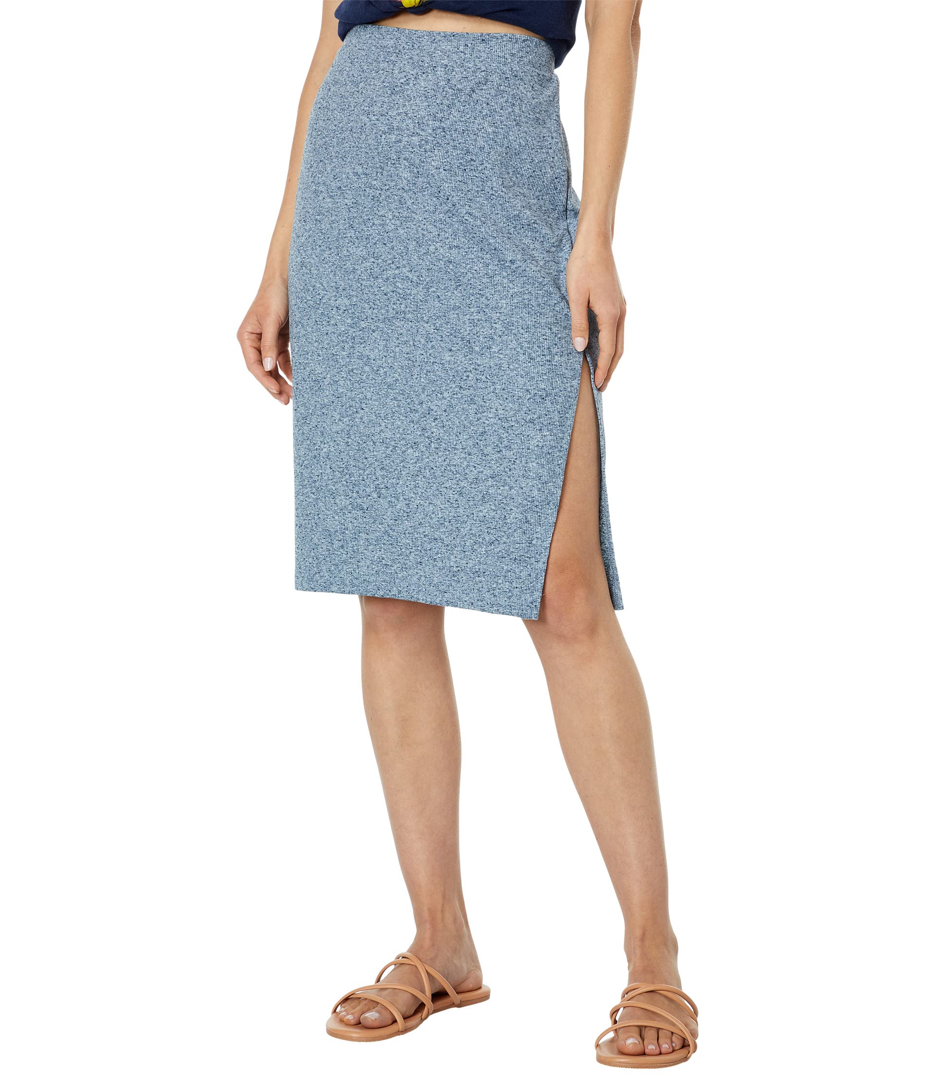 

Юбка Chaser, Linen Rib Pencil Skirt with Slit