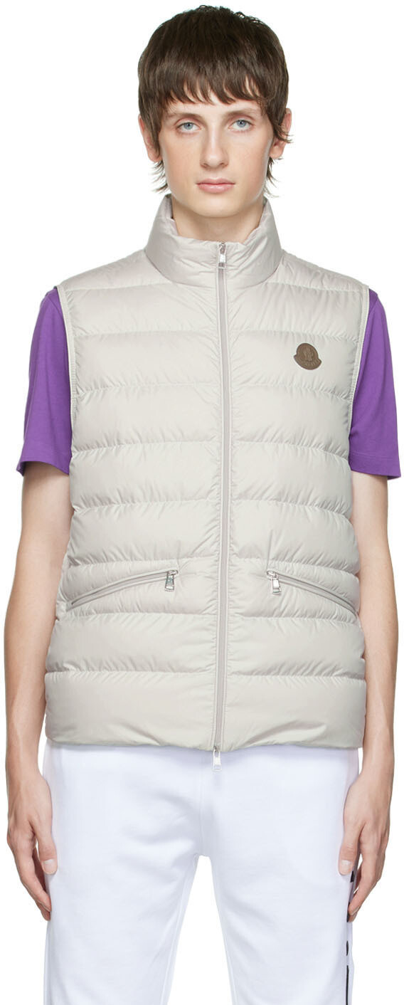 

Жилет Off-White Treompan Moncler, Серый