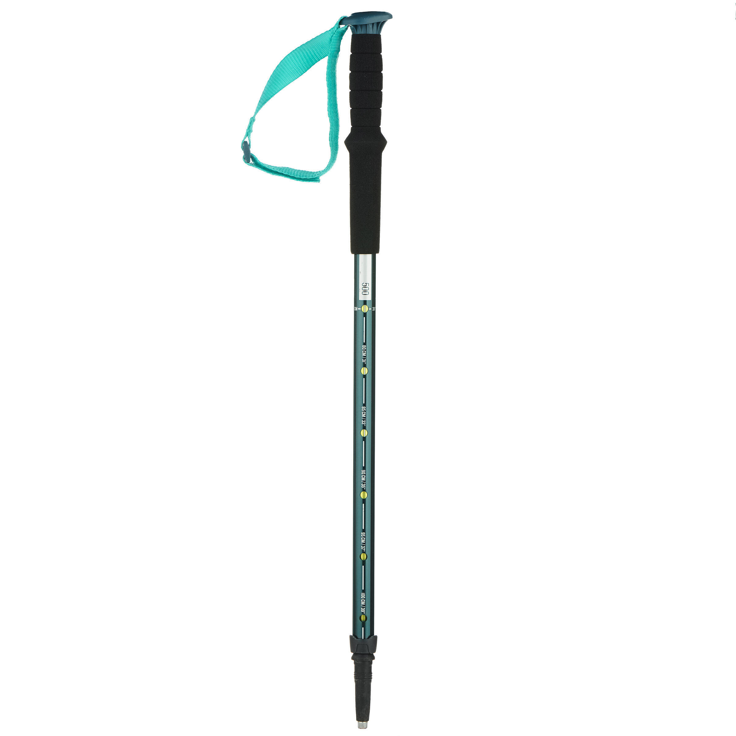 5 секционная походная складная палка для кемпинга портативная походная палка для скандинавского пожилого телескопического клуба легко по Палка походная для детей Forclaz MH500, зеленый