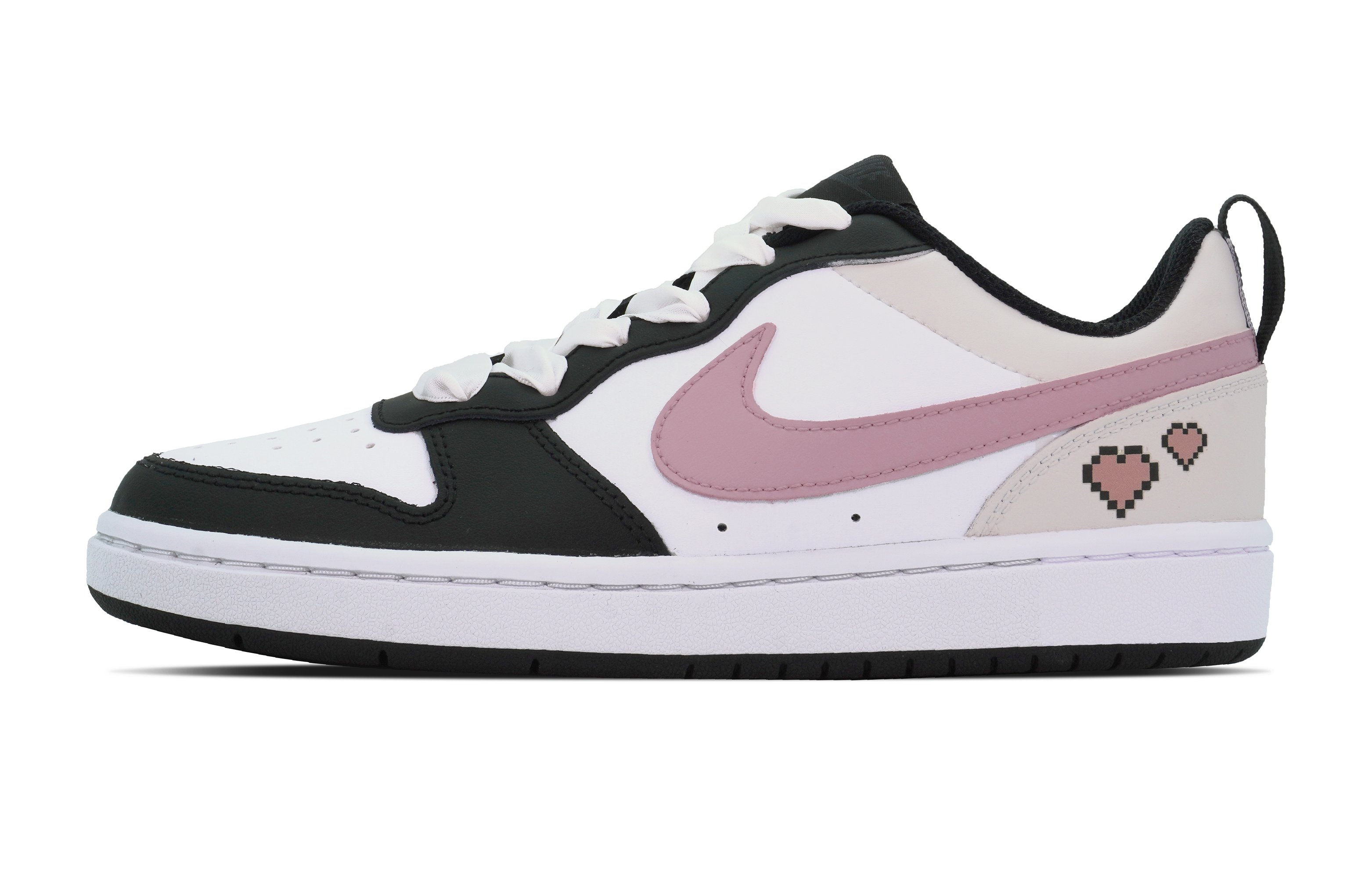 

Женские кроссовки для скейтбординга Nike Court Borough Low, Black/Pink