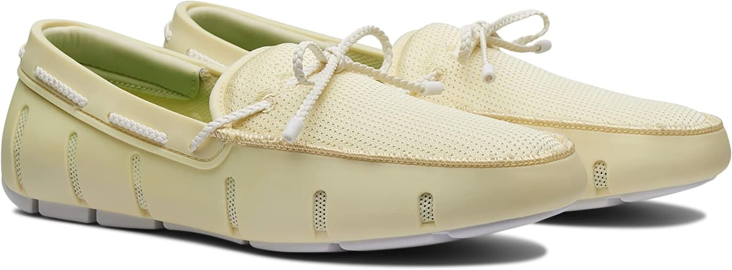 

Лоферы Braided Lace Loafer SWIMS, желтый/белый