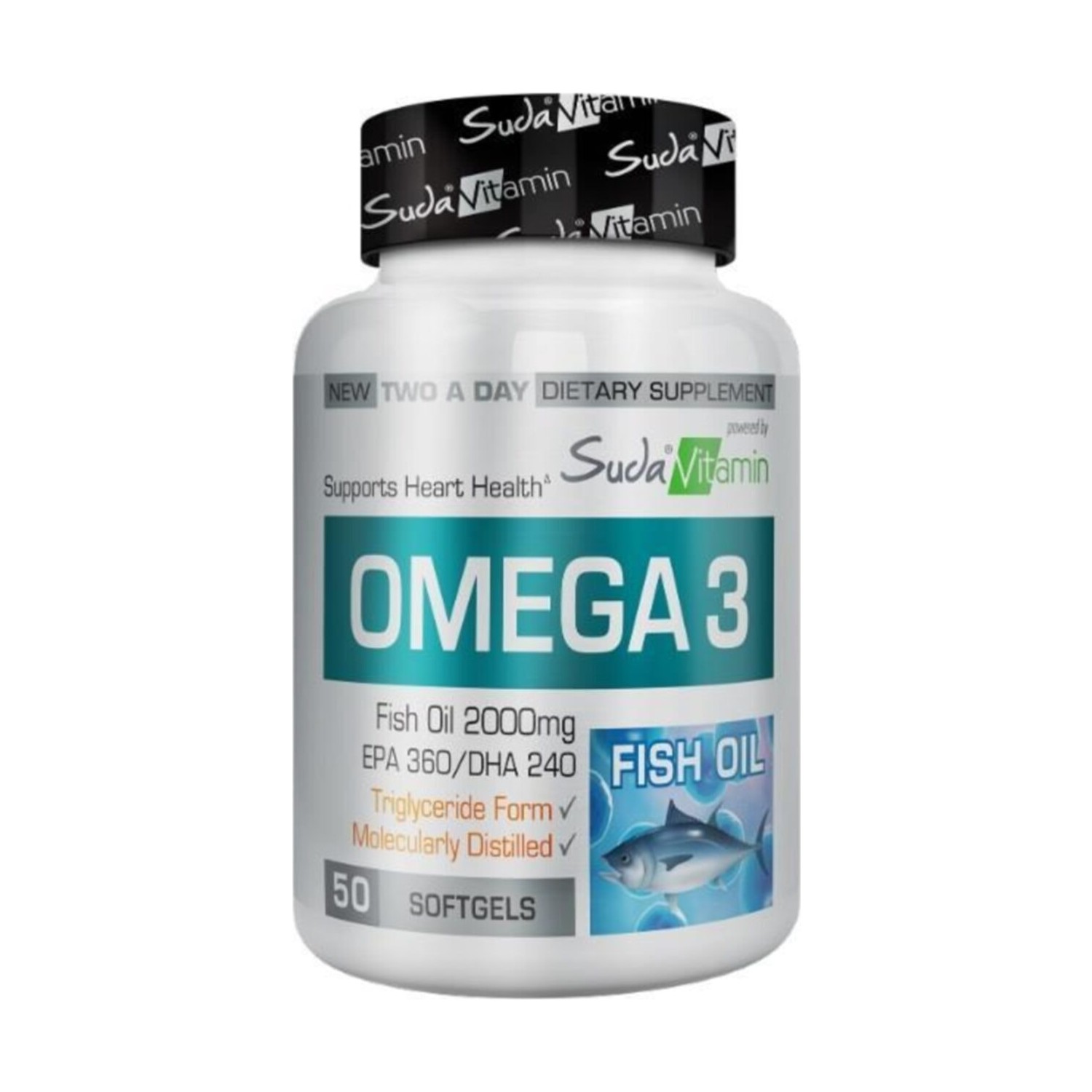 Омега-3 Ocean 2000 мг, 50 мягких капсул рыбий жир премиум класса с омега 3 california gold nutrition 100 мягких капсул