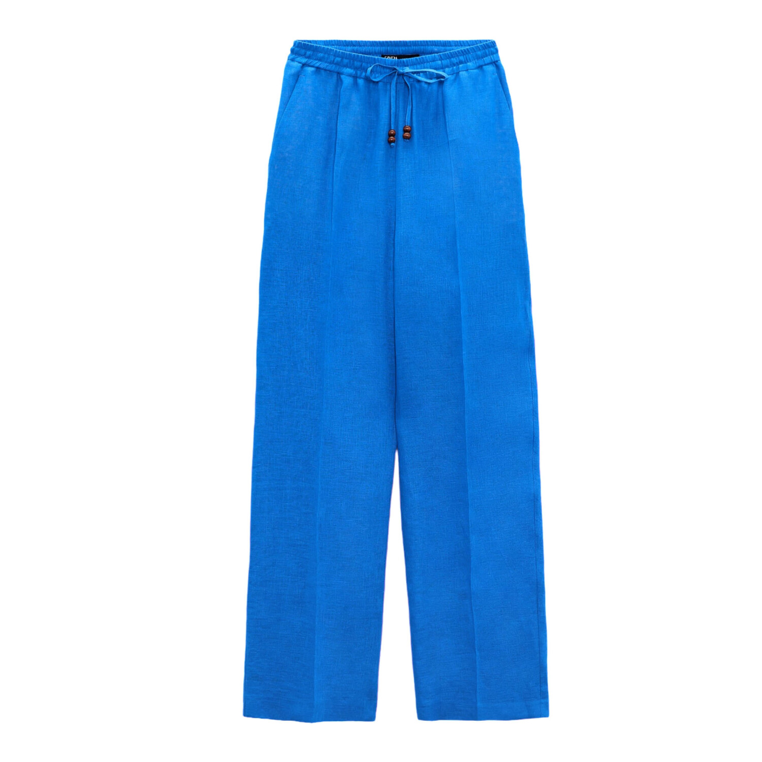 

Брюки Zara 100% Linen Pyjama-style, синий