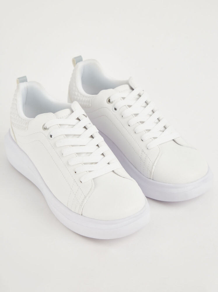 

Массивные кроссовки White со змеиным рисунком George., белый