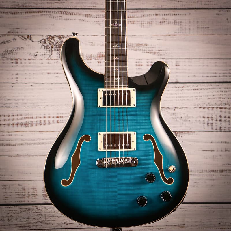 

Пол Рид Смит SE Hollowbody II Пьезо | Павлин синий PRS Paul Reed Smith SE II Piezo | Peacock