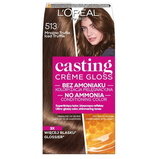 

L'Oreal Paris Краска для волос Casting Creme Gloss 513 Замороженный трюфель