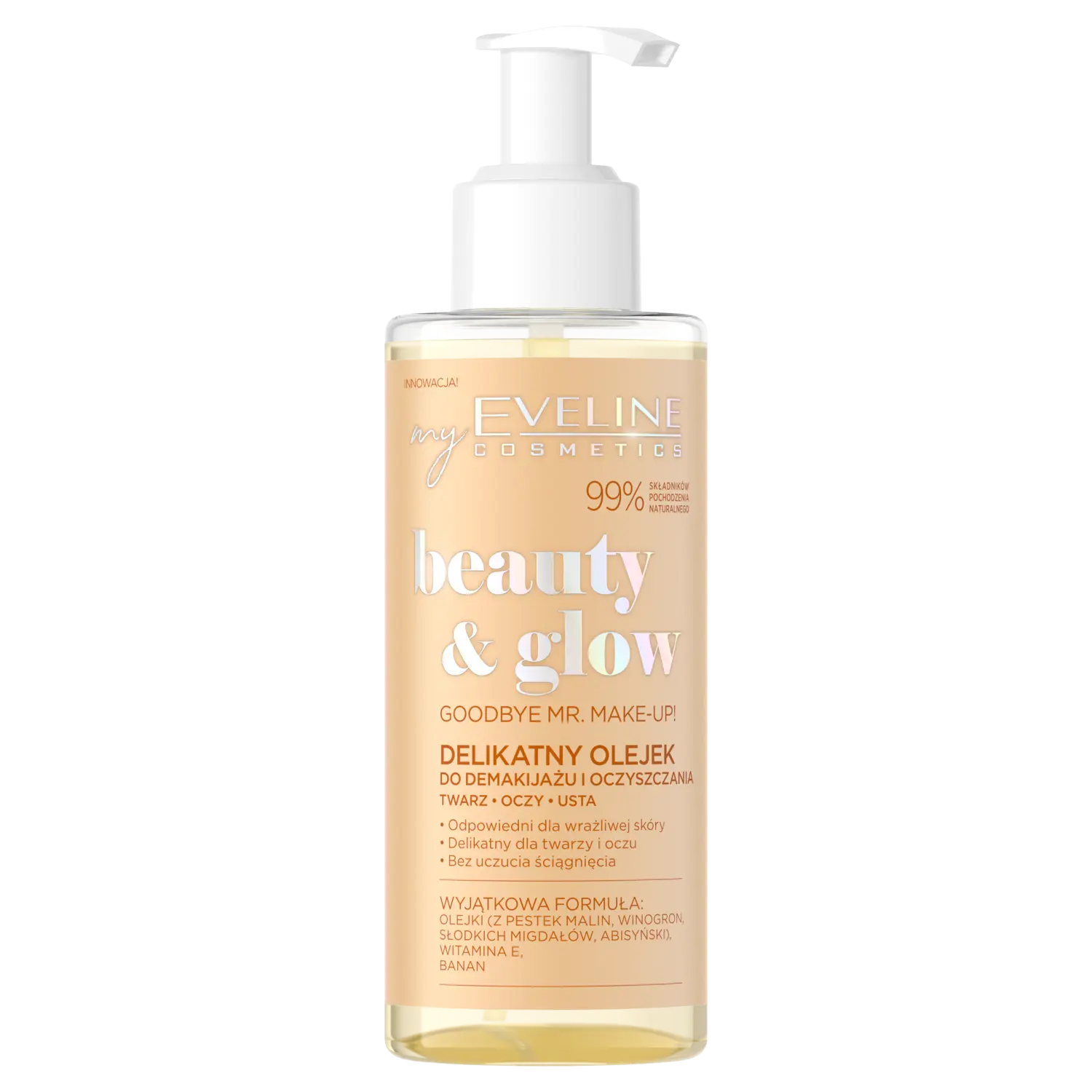 

Eveline Cosmetics Beauty&Glow масло для снятия макияжа с лица, 150 мл