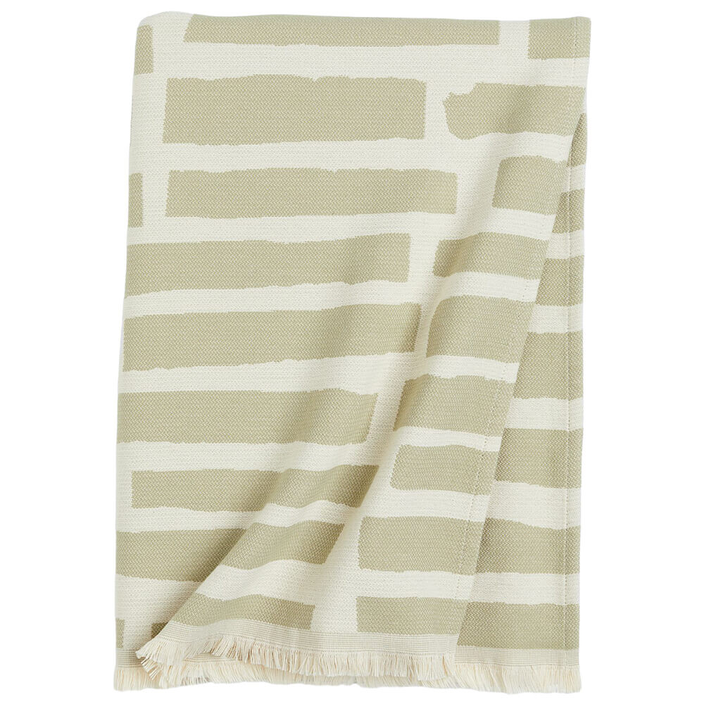

Плед H&M Home Patterned Jacquard-weave, светло-зеленый