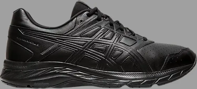 

Кроссовки gel contend 5 sl 4e wide 'black' Asics, черный