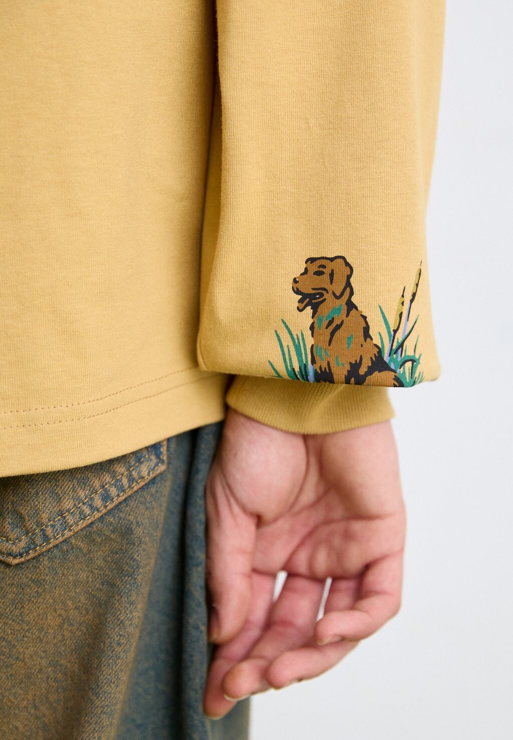 

Топ с длинным рукавом Ducks Carhartt WIP, бежевый