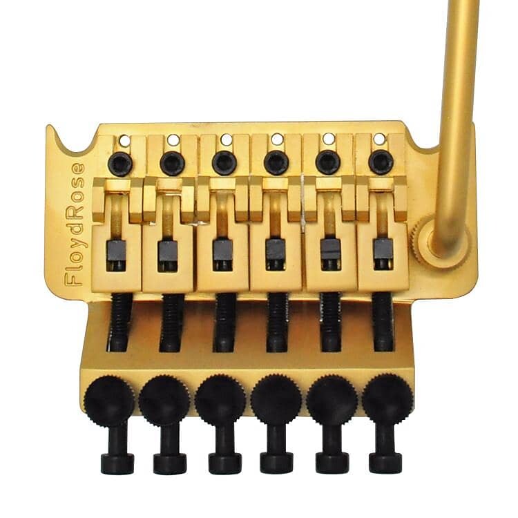 

Оригинальная система тремоло Floyd Rose, цвет Satin Gold. FRT300S с гайкой R2