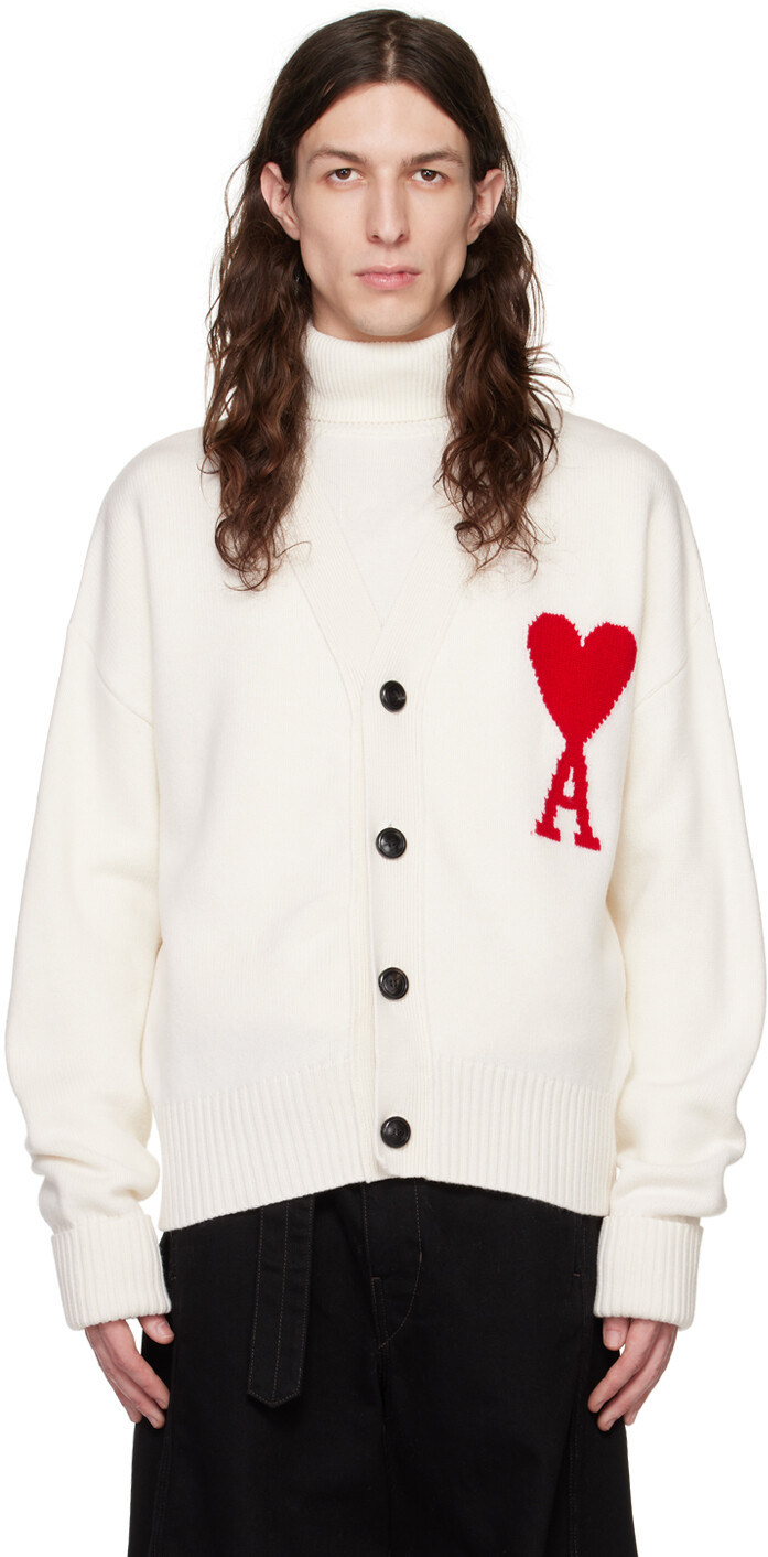 

Кардиган Off-White Ami de Cœur AMI Alexandre Mattiussi