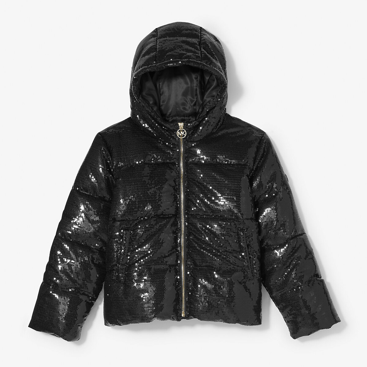 

Пуховая куртка Michael Kors Kids Sequined, черный