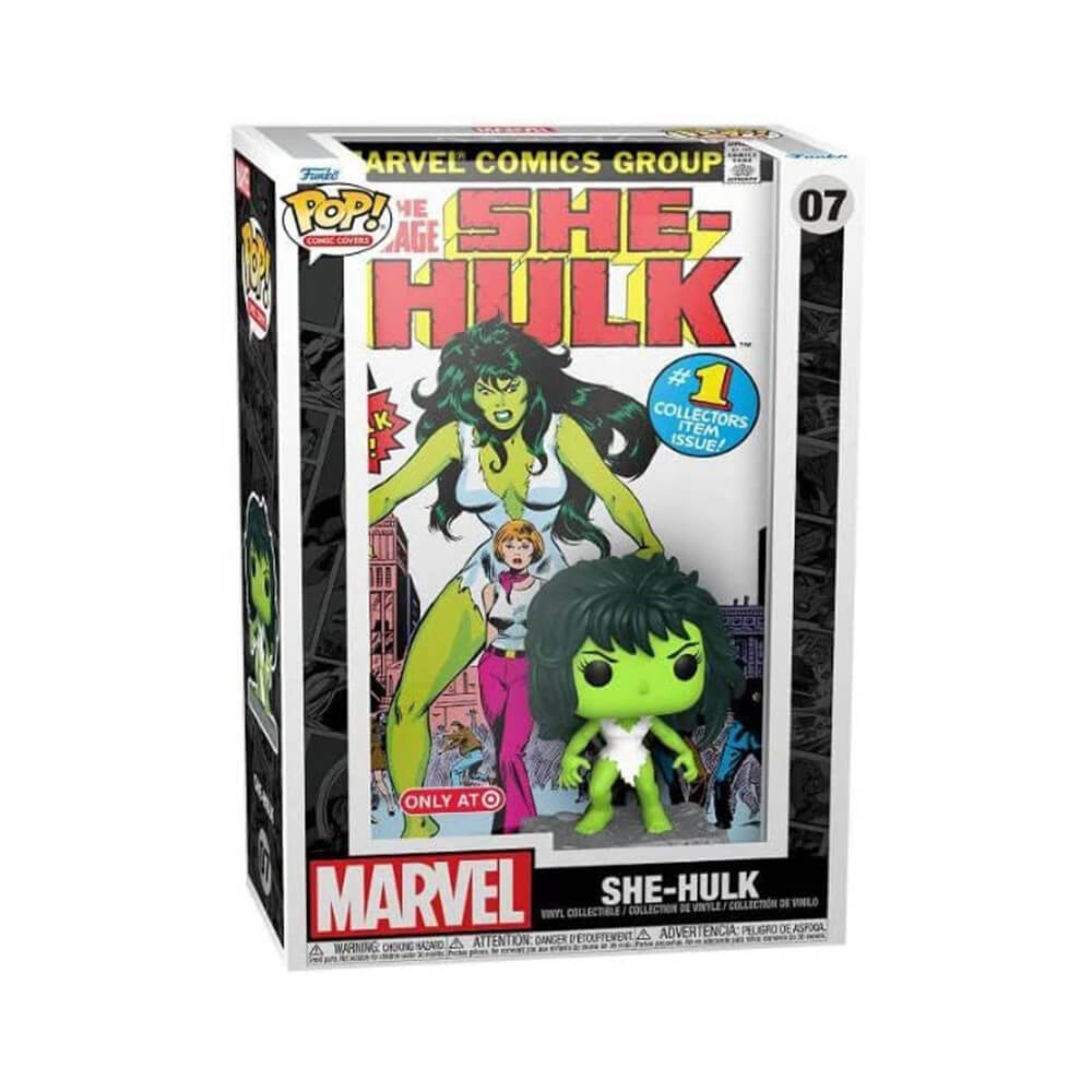 Фигурка Funko POP! Marvel: Cover Art Marvel Collection (She Hulk) фигурка funko pop marvel cover art marvel collection groot
