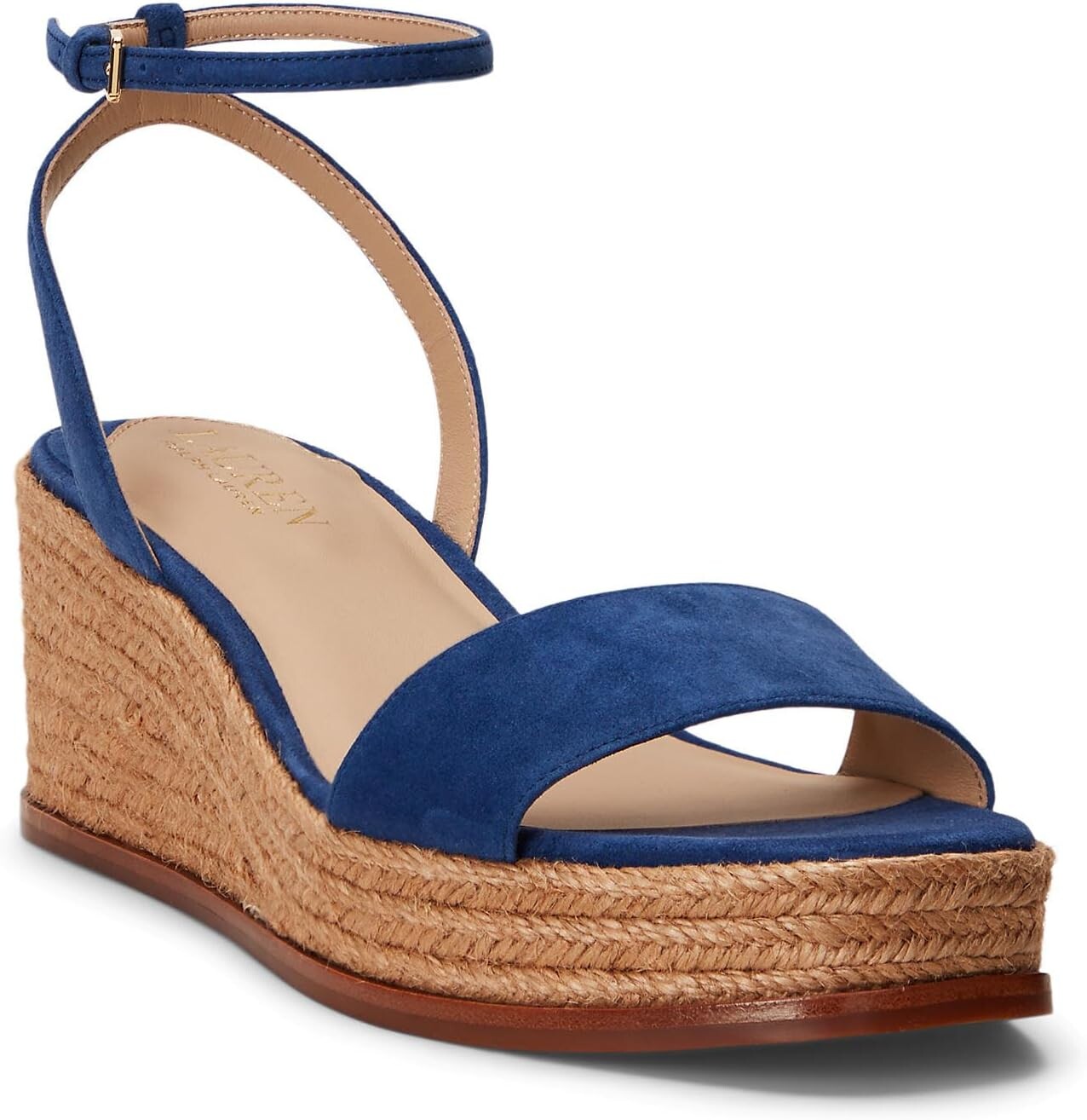 

Босоножки Leona Suede Espadrille LAUREN Ralph Lauren, цвет Indigo Sail