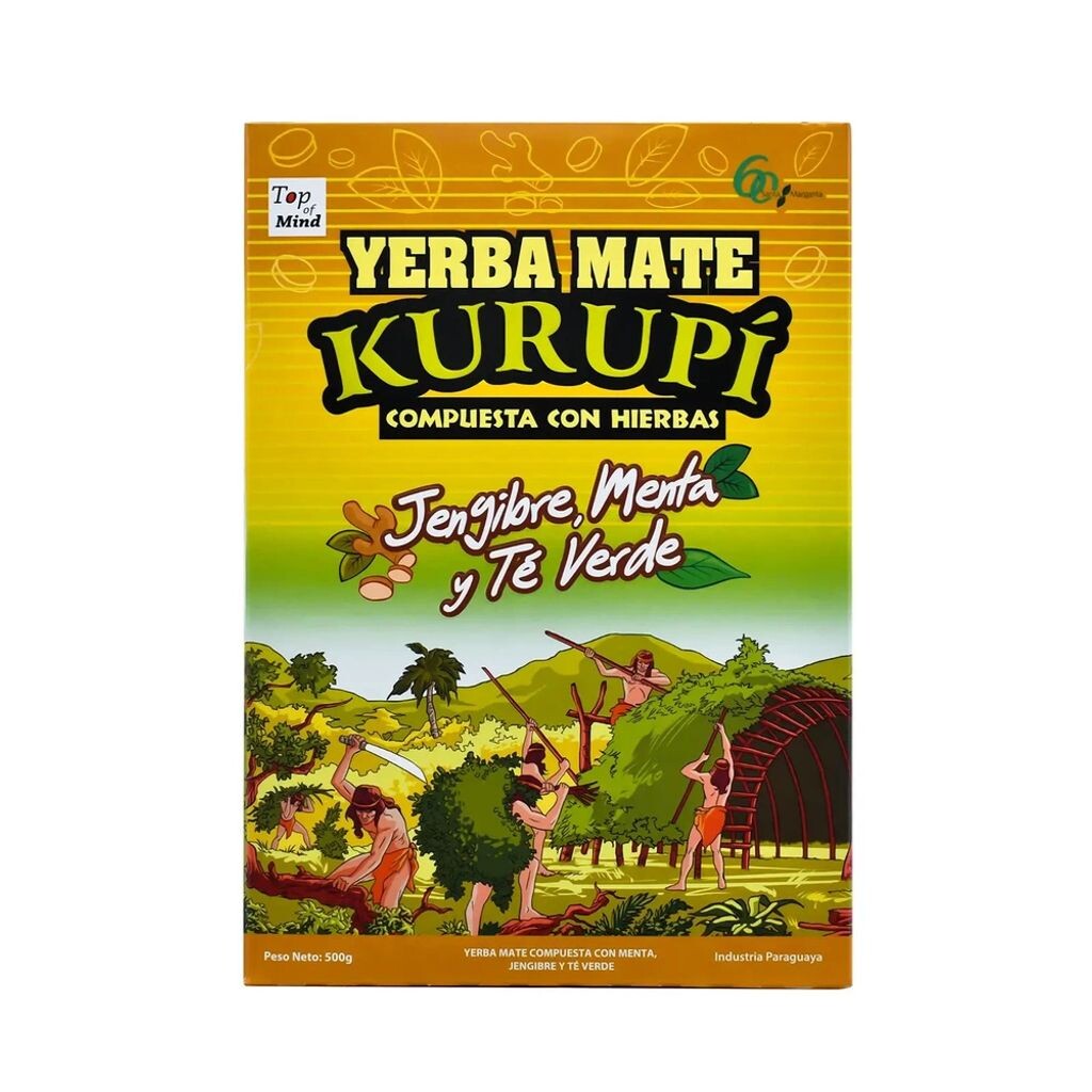 

Kurupi Jengibre Menta y Té Verde 0,5 кг