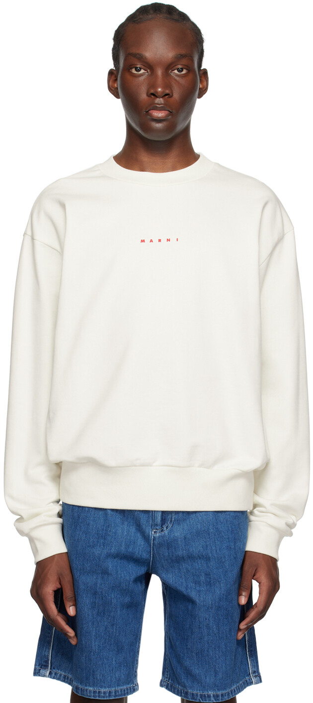 

Off-White толстовка с принтом Marni