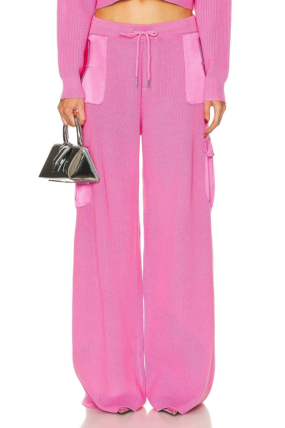 

Брюки Ser.O.Ya Daph Knit Cargo, цвет Malibu Pink