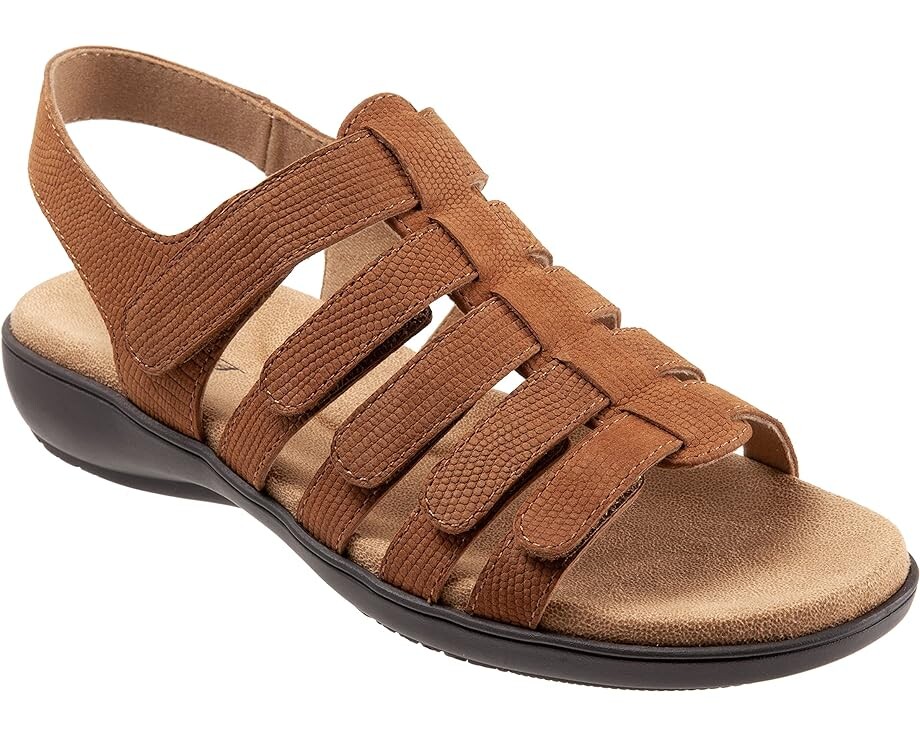 

Сандалии Trotters Tiki, цвет Luggage Nubuck Leather