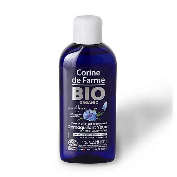 Биоорганическое средство для снятия макияжа с глаз 150 мл Corine De Farme corine de farme cleansing water wipes water essential