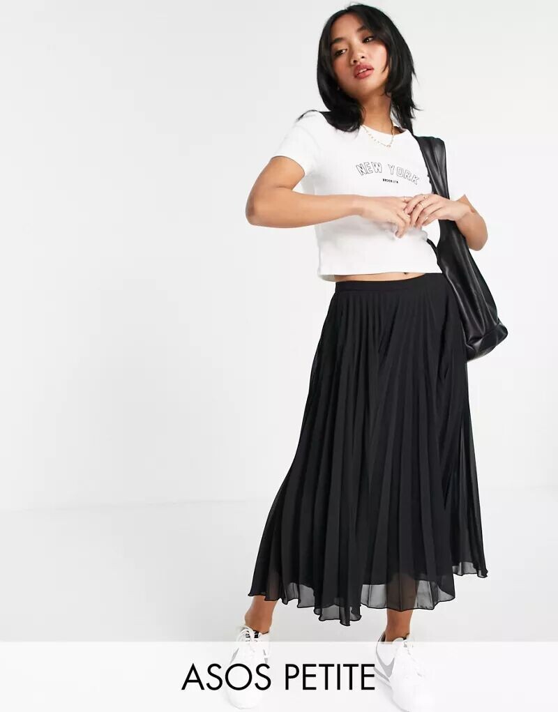 

Платье миди со складками ASOS DESIGN Petite