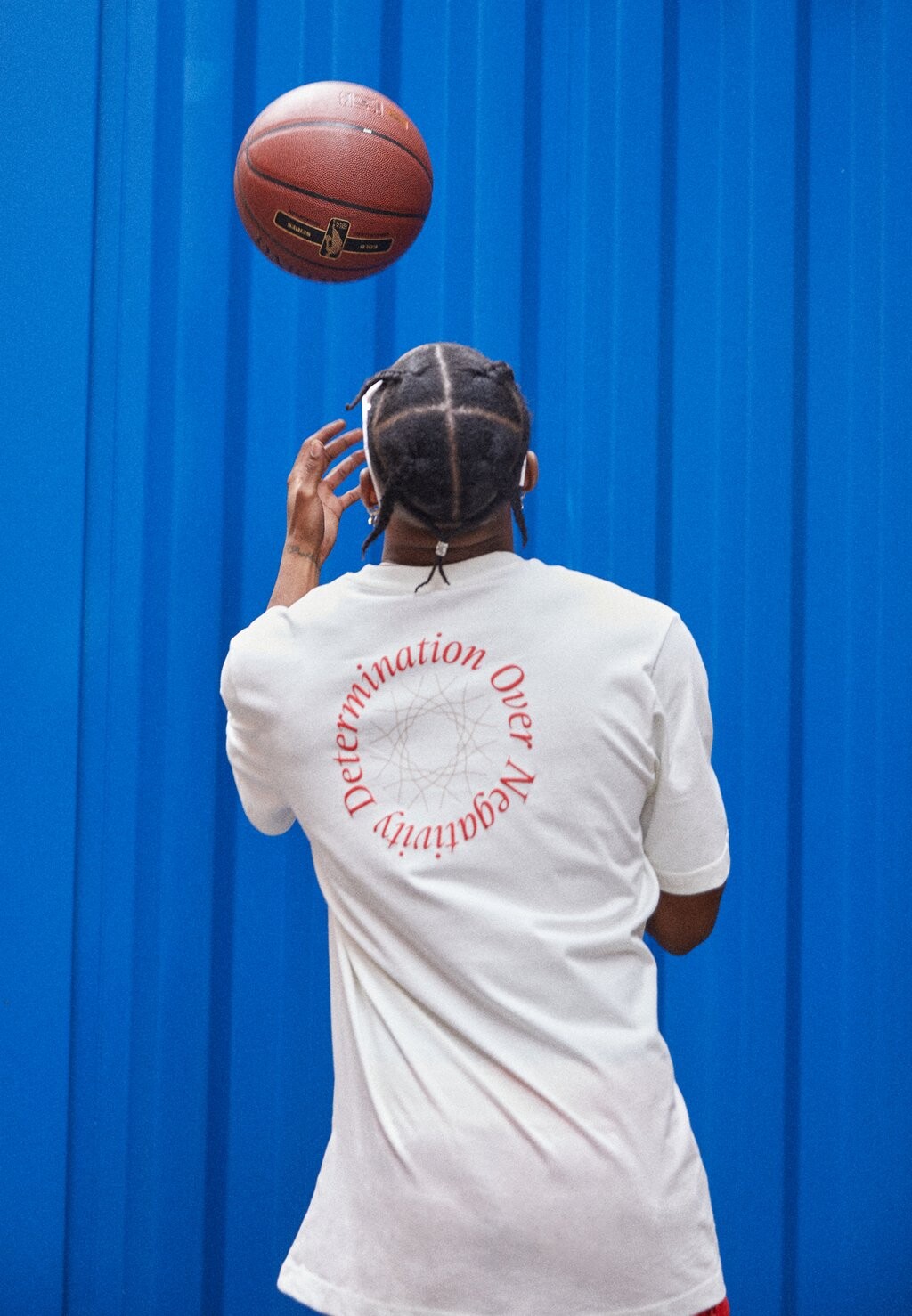 

Футболка с принтом Don Adidas, цвет off white