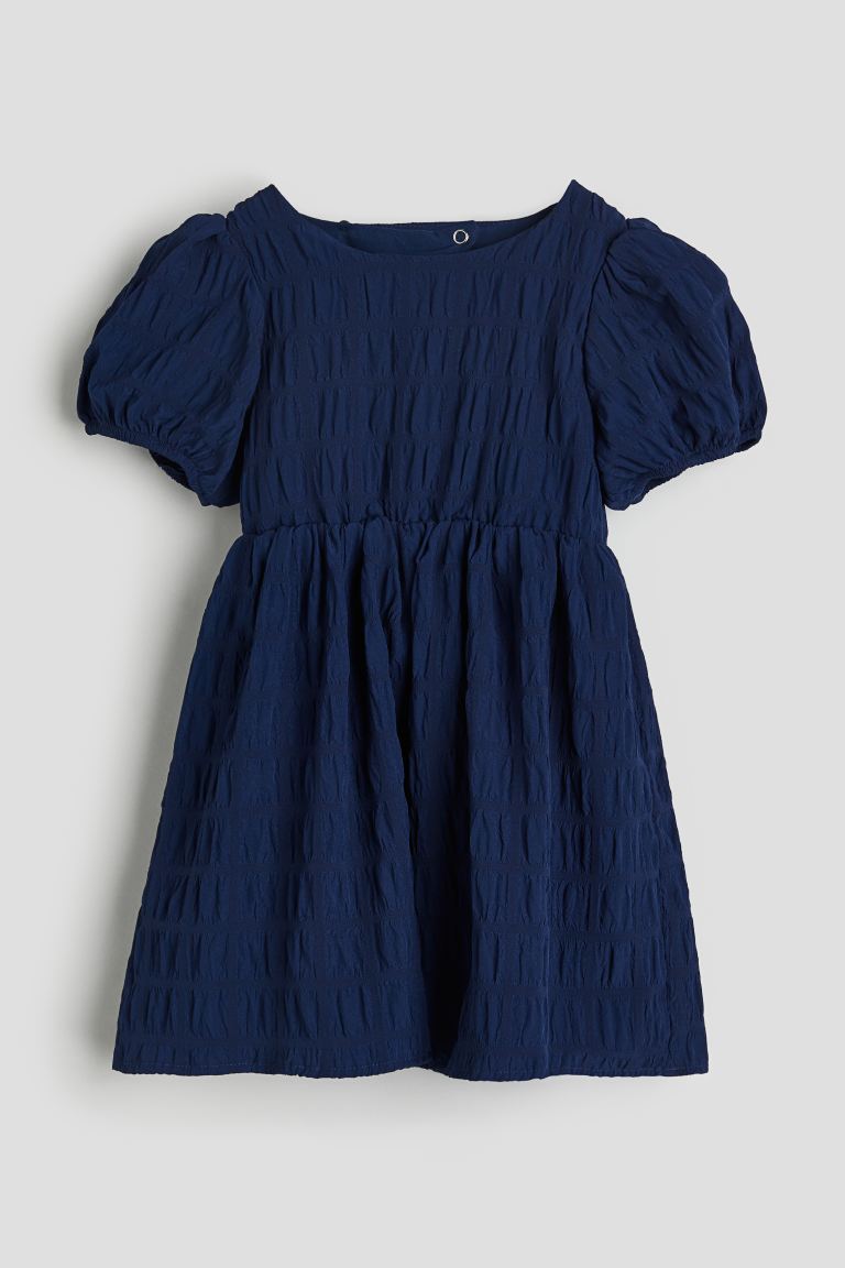 цена Платье с пышными рукавами H&M, синий