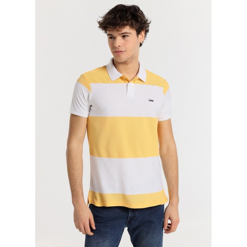 

Поло Lois Jeans 137821-13262-3910-411, желтый