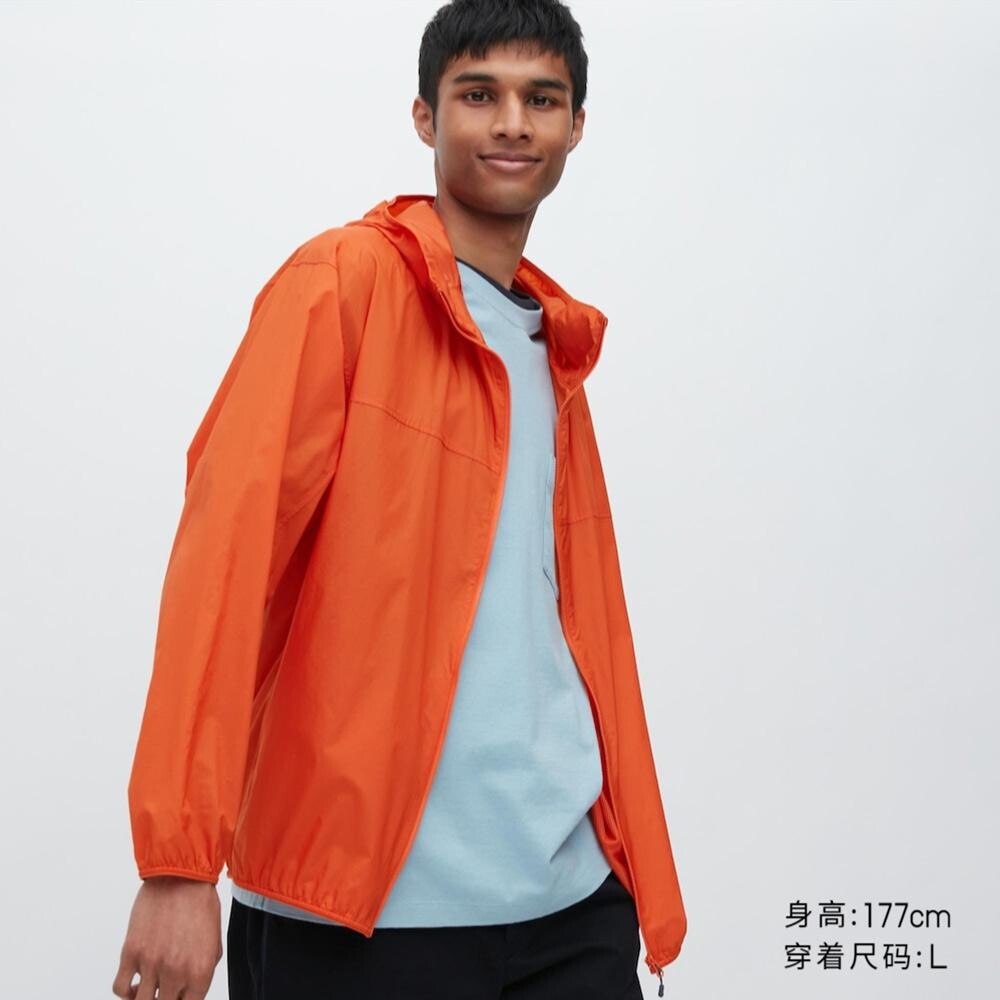 

Куртка с капюшоном унисекс Uniqlo, оранжевый