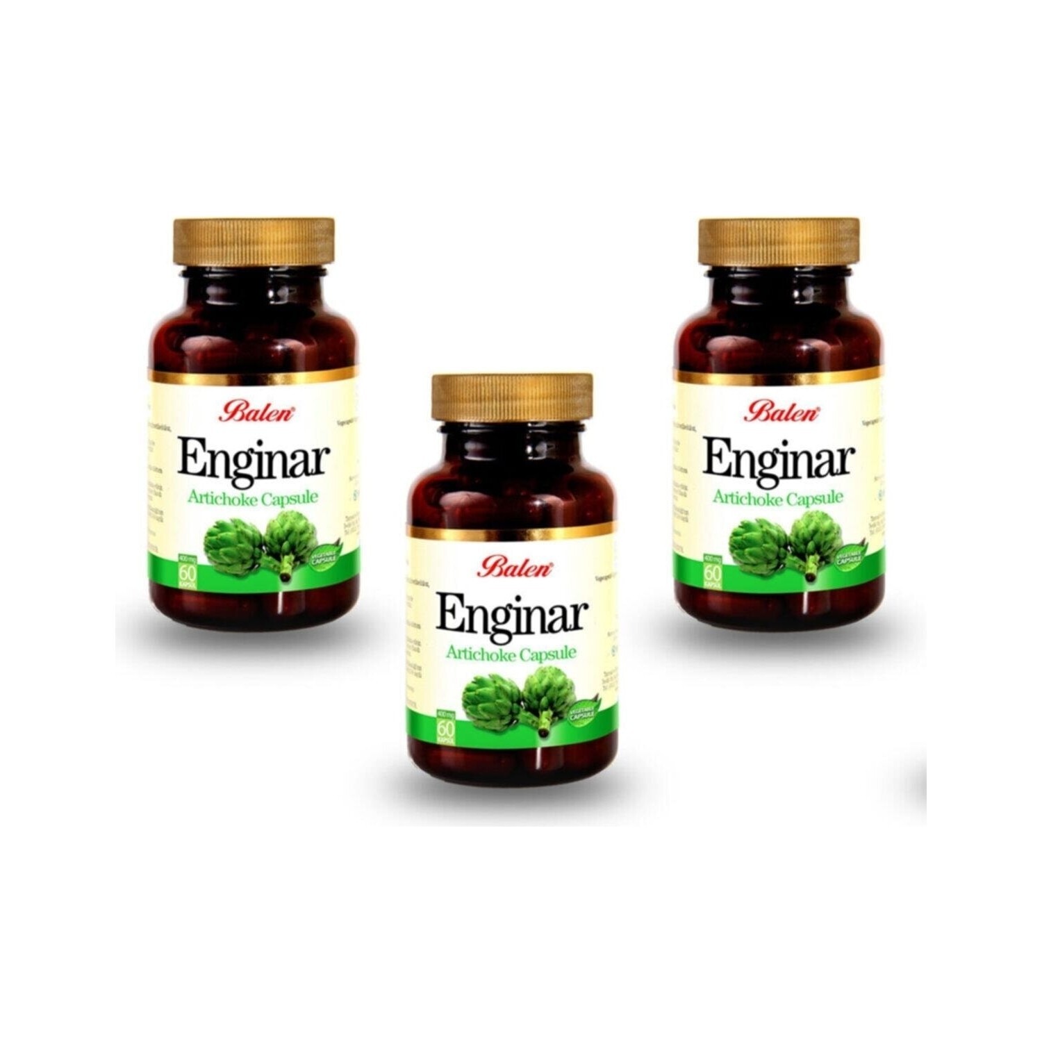 

60 капсул Herbal Balen, экстракт артишока, 3 шт