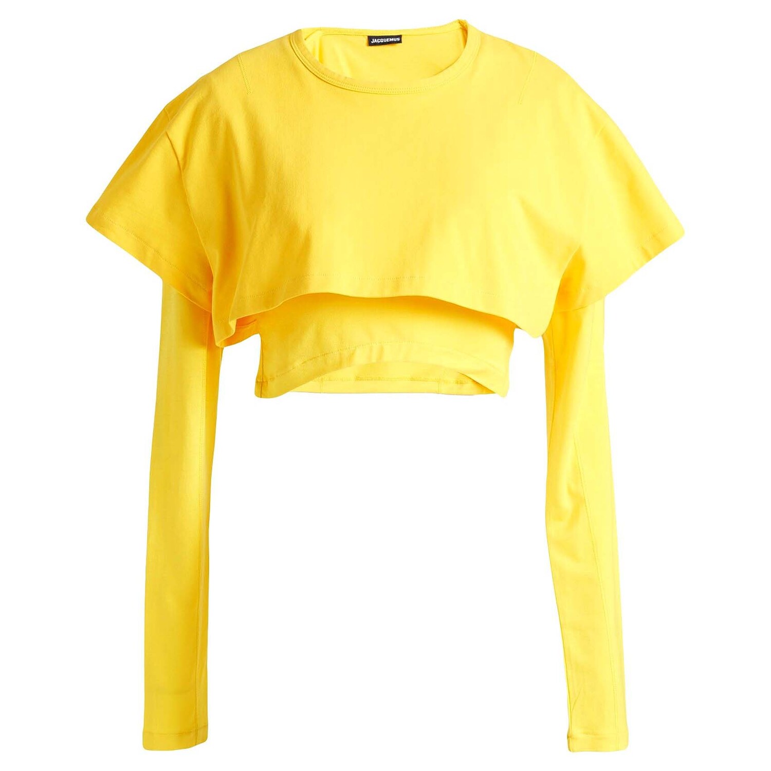 

Кроп-топ Jacquemus, желтый