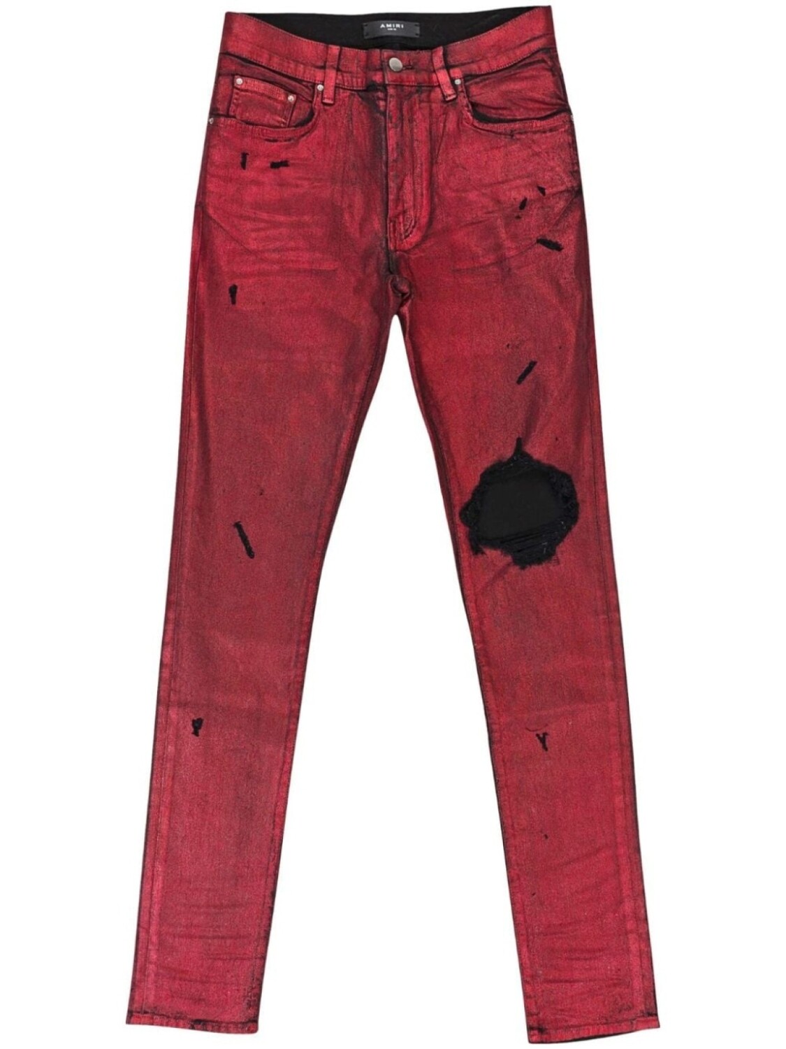 

AMIRI джинсы Broken, красный