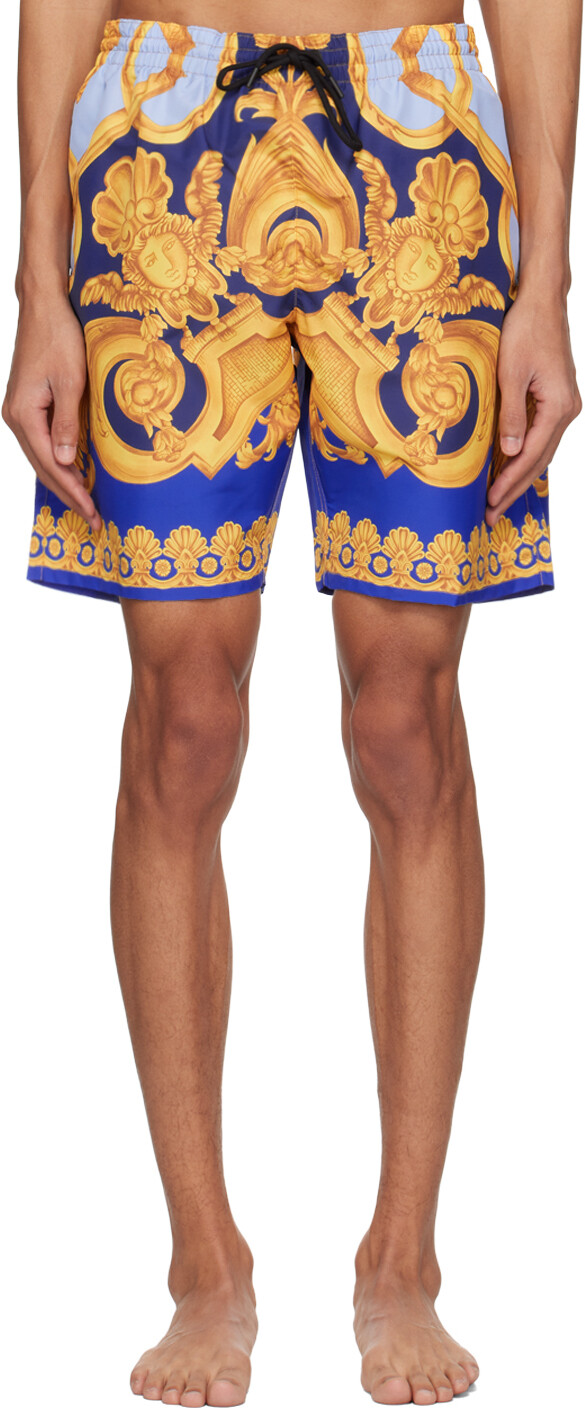 

Синие шорты для плавания Barocco 660 Versace Underwear