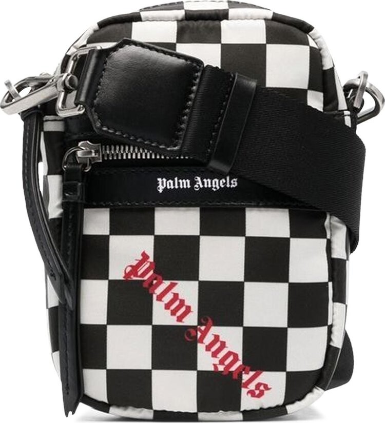 

Сумка Palm Angels Damier Printed Crossbody Bag White/White, белый
