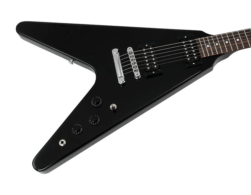 Электрогитара Gibson 80s Flying V Ebony 2023