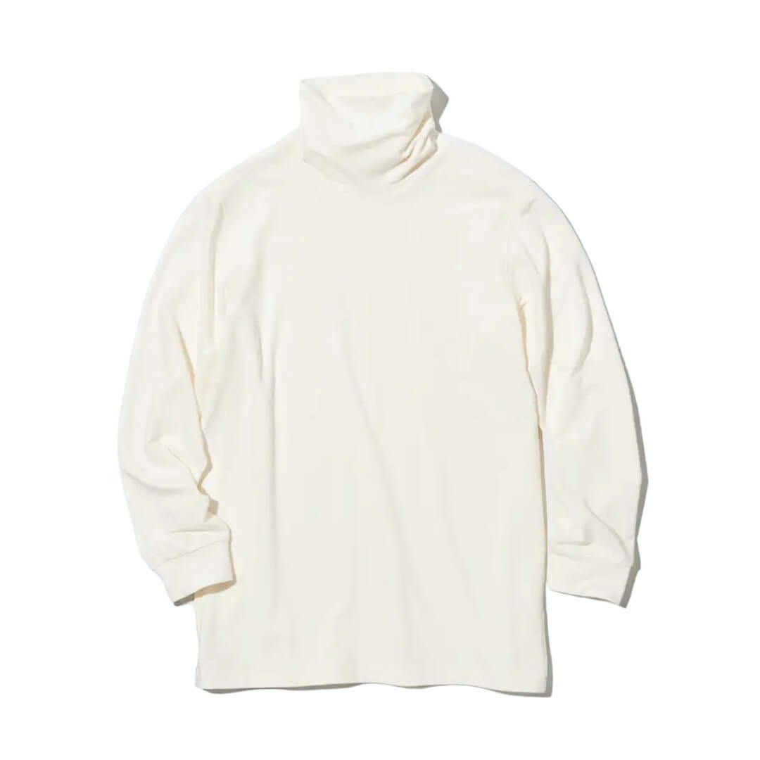 Джемпер Uniqlo Heattech Extra Warm Cotton, белый - фото