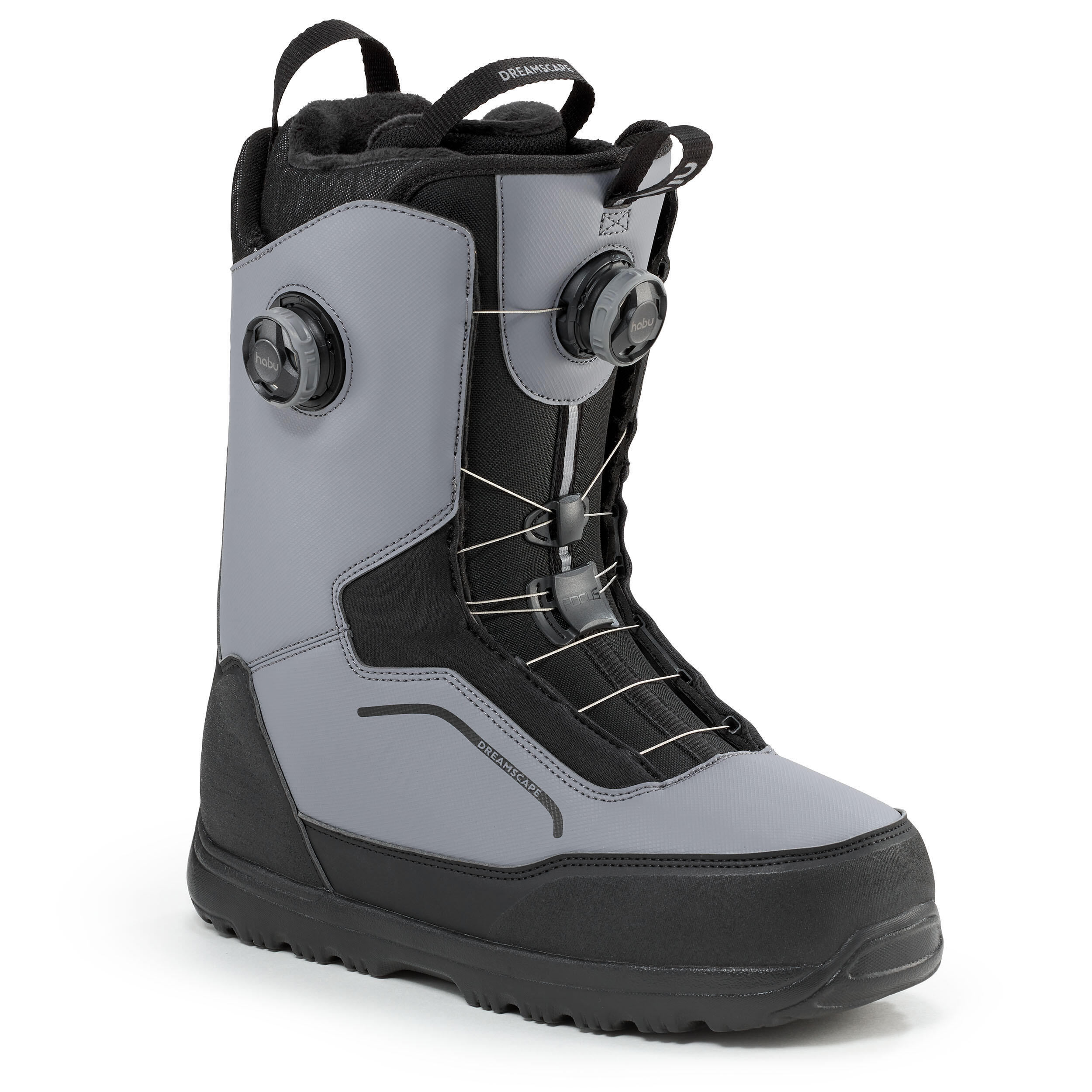 Ботинки для сноуборда мужские Dreamscape, серый / черный 35201