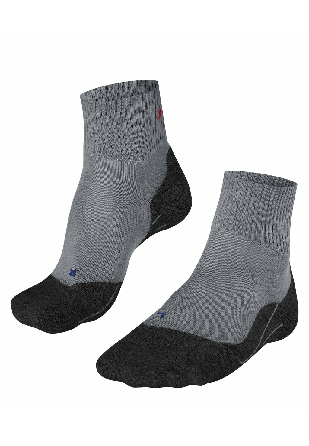 Спортивные носки TK5 WANDER COOL SHORT TREKKING FUNCTIONAL LIGHT-CUSHIONED FALKE, цвет hematite