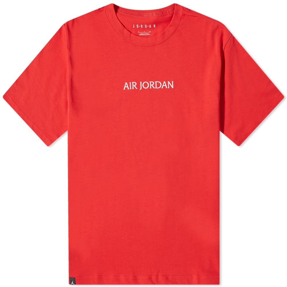 

Футболка Air Jordan Wordmark, красный
