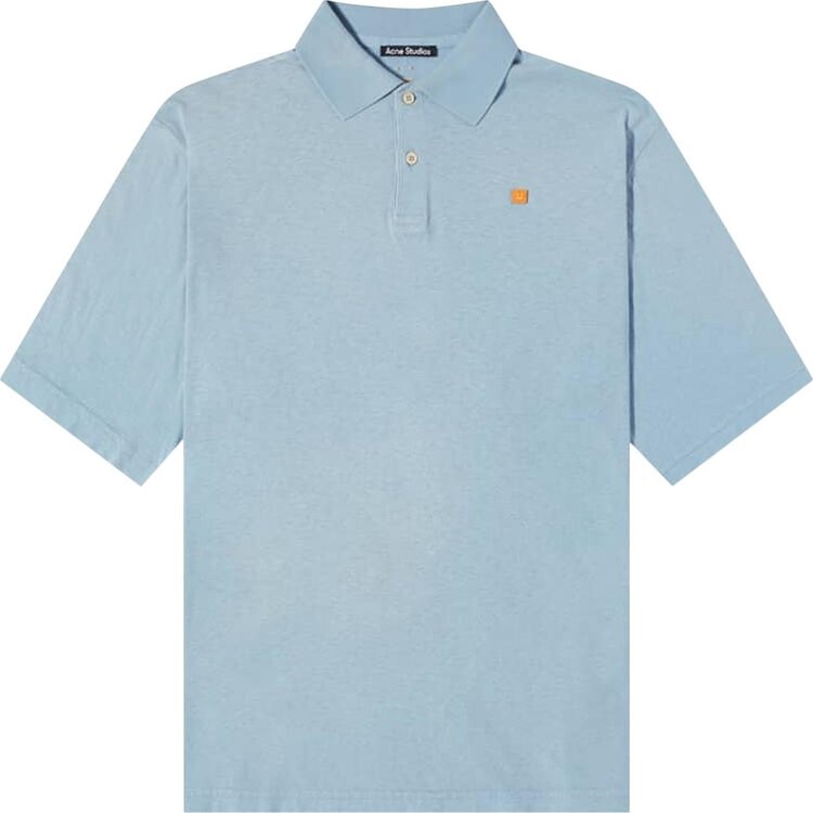 

Поло Acne Studios Egnes Face Fade Out Polo 'Dusty Blue', синий