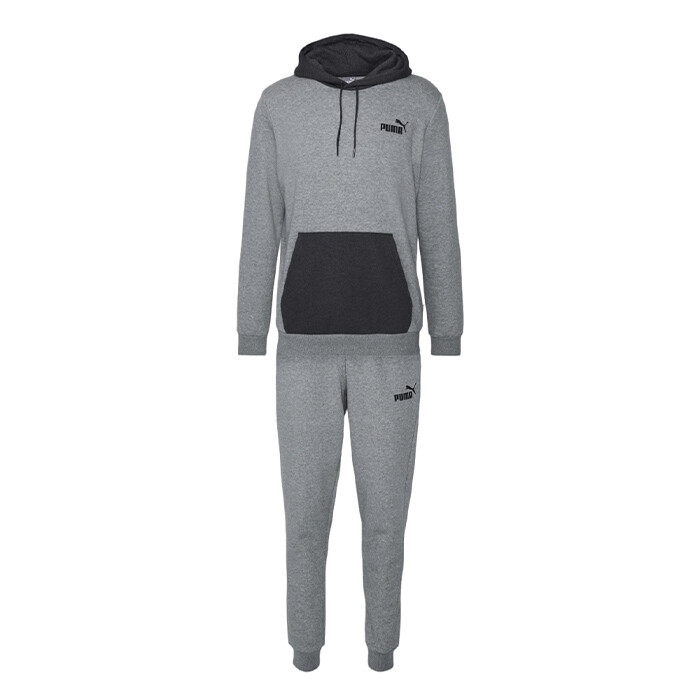 

Спортивный костюм Puma Hooded Suit Set, серый/черный
